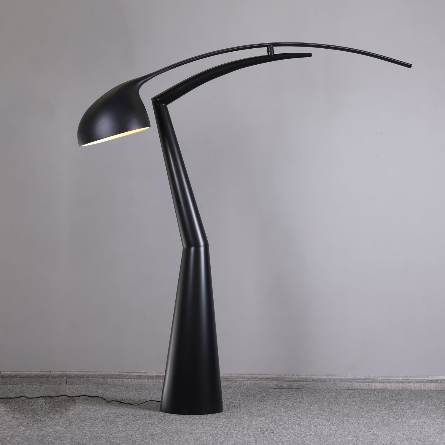 Daniel Plastic Floor Lamp-Neutral Decor