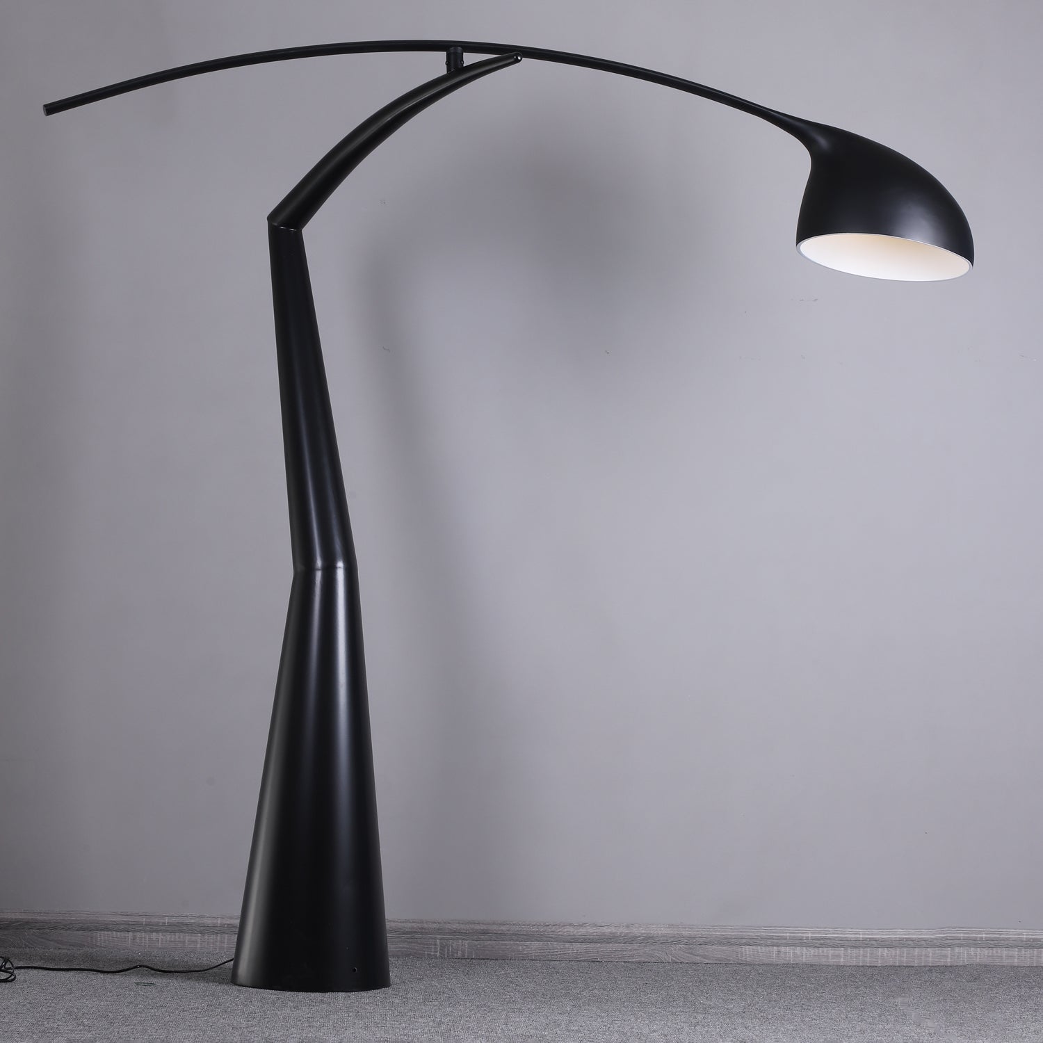 Daniel Plastic Floor Lamp-Neutral Decor