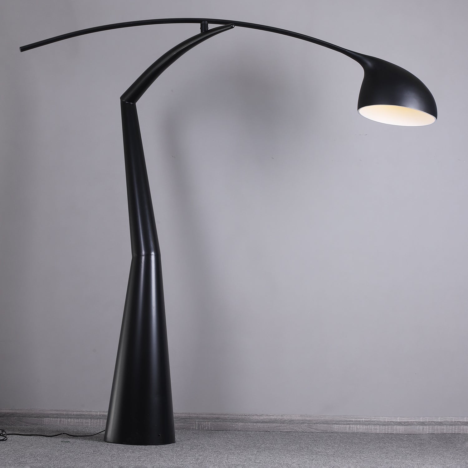 Daniel Plastic Floor Lamp-Neutral Decor