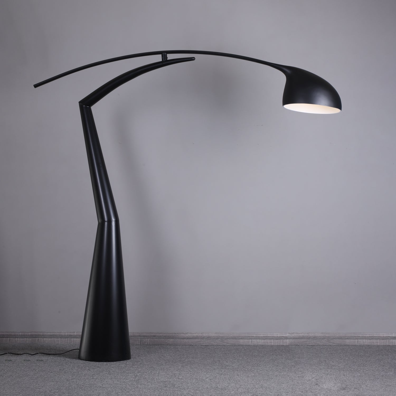 Daniel Plastic Floor Lamp-Neutral Decor