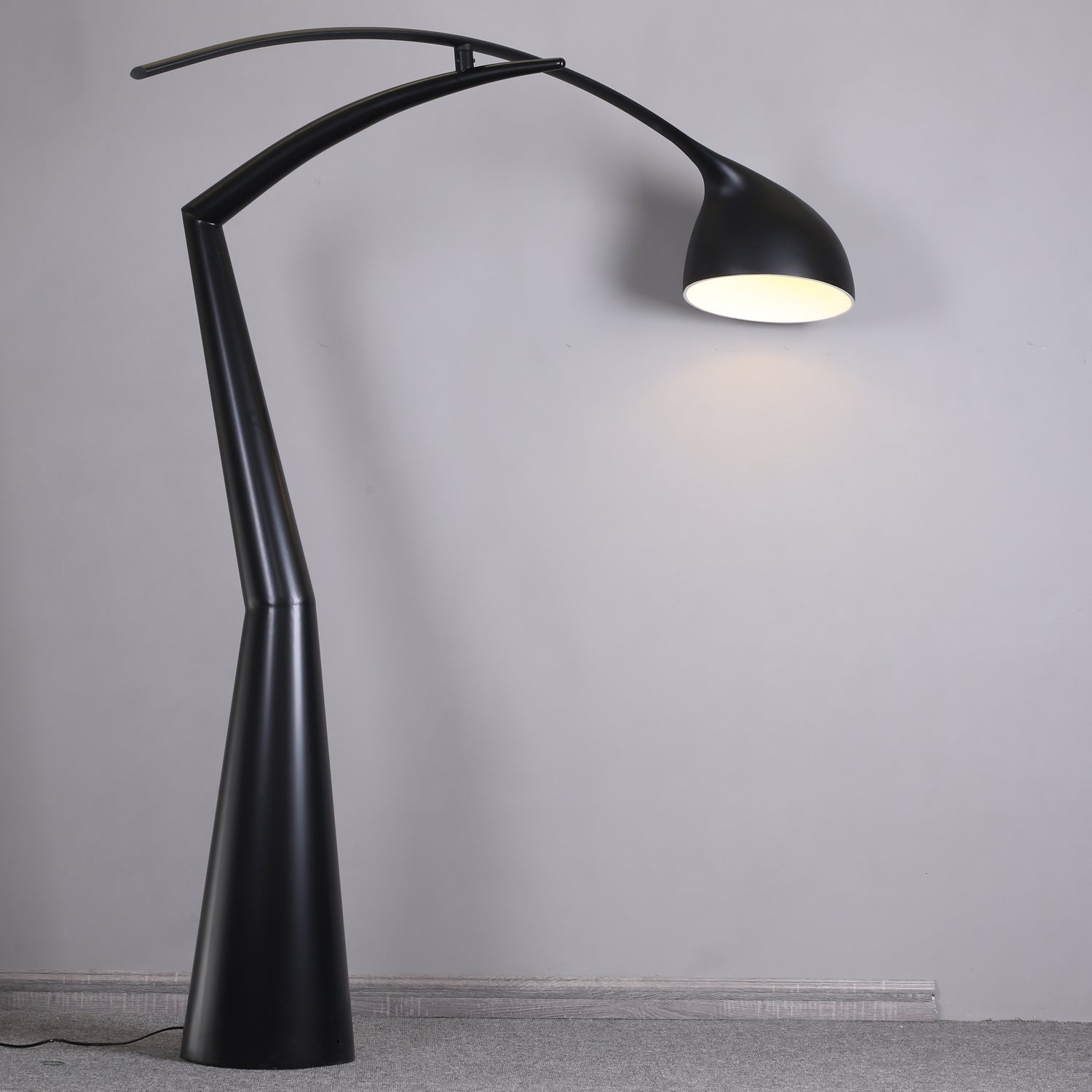 Daniel Plastic Floor Lamp-Neutral Decor
