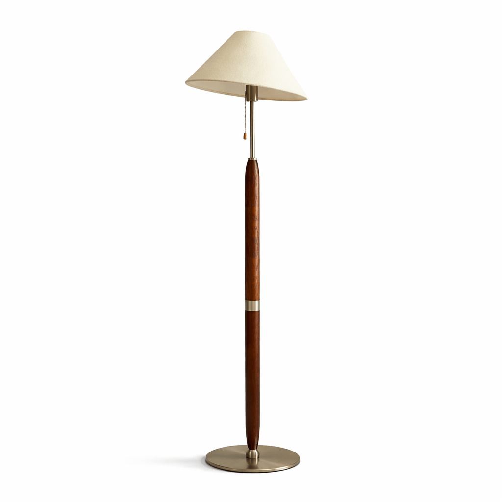 Arden Wood Floor Lamp-Neutral Decor