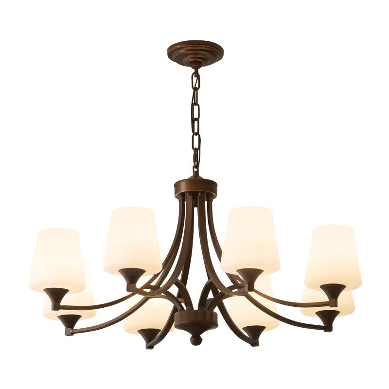 Ardena Elegance Vintage Classic Glass Chandelier-Neutral Decor