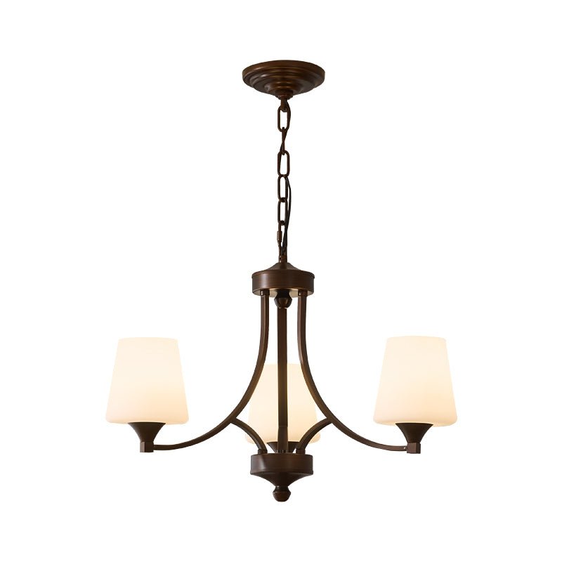 Ardena Elegance Vintage Classic Glass Chandelier-Neutral Decor