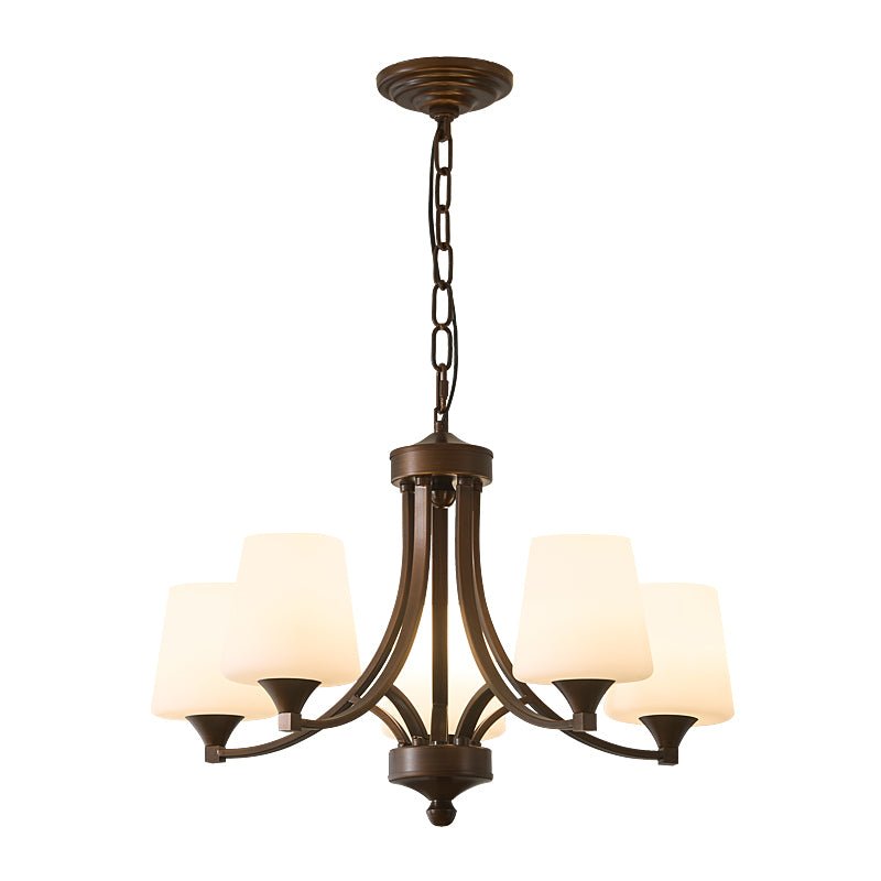Ardena Elegance Vintage Classic Glass Chandelier-Neutral Decor