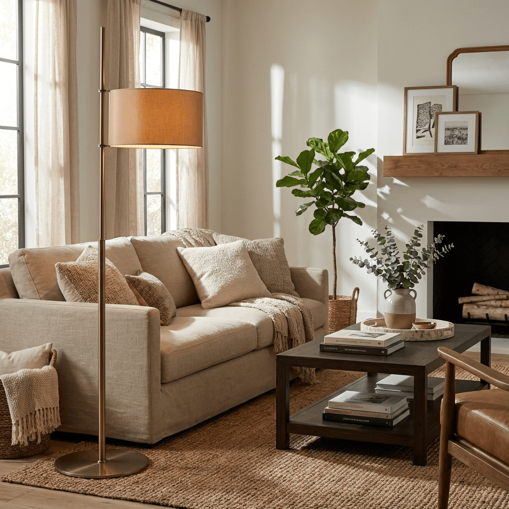 Ardent Linear Floor Lamp-Neutral Decor