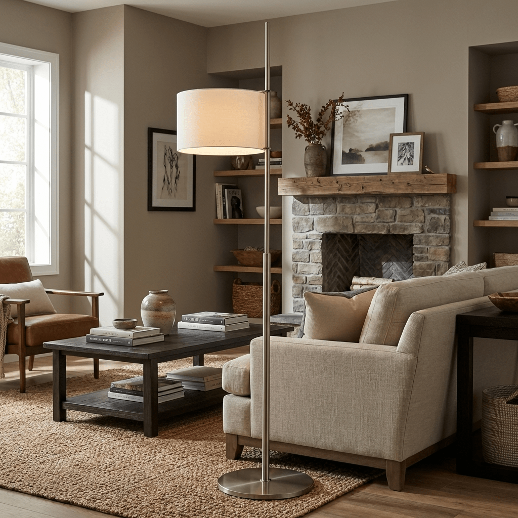 Ardent Linear Floor Lamp-Neutral Decor