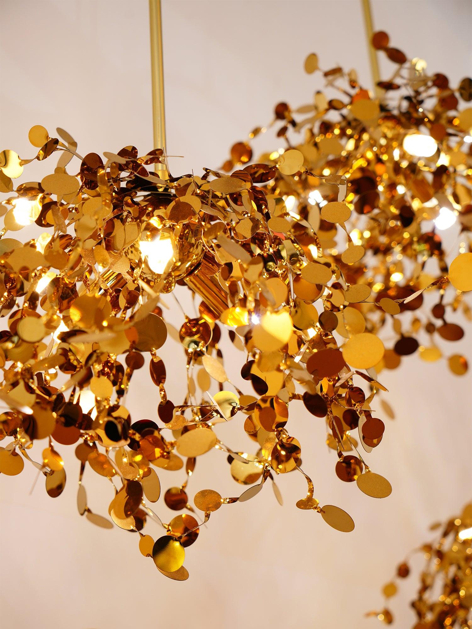 Grav Pendant Lamp Metallic Disc Cloud-Neutral Decor