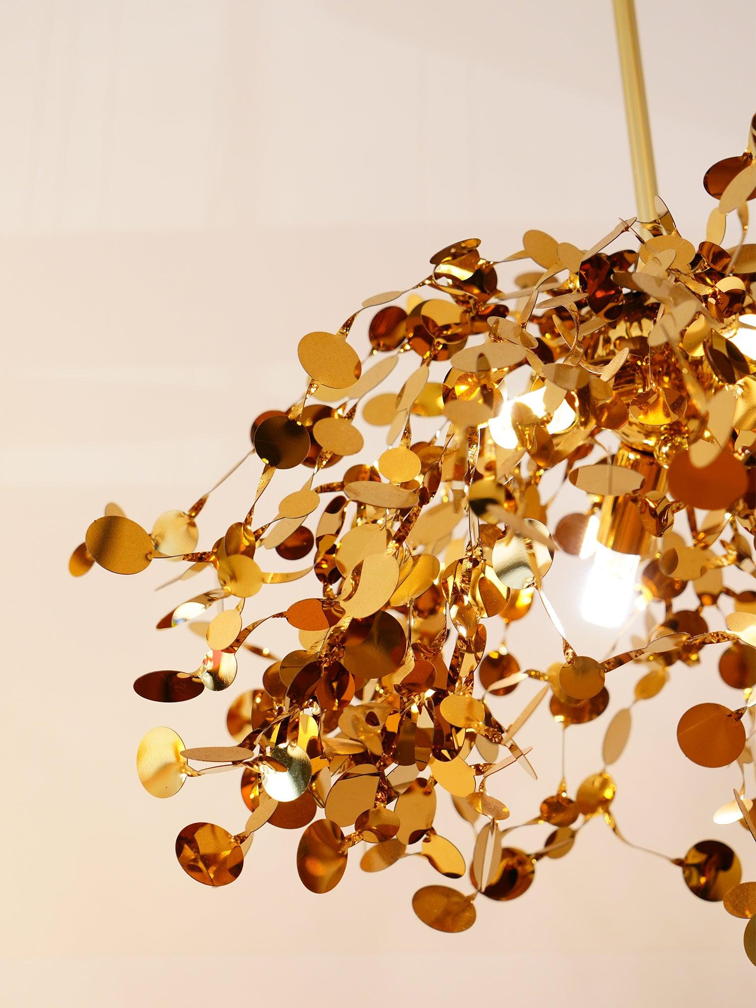 Grav Pendant Lamp Metallic Disc Cloud-Neutral Decor