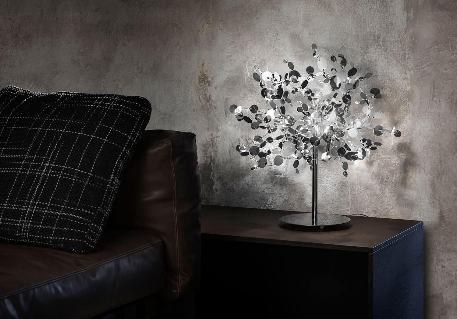 Grav Pendant Lamp Metallic Disc Cloud-Neutral Decor