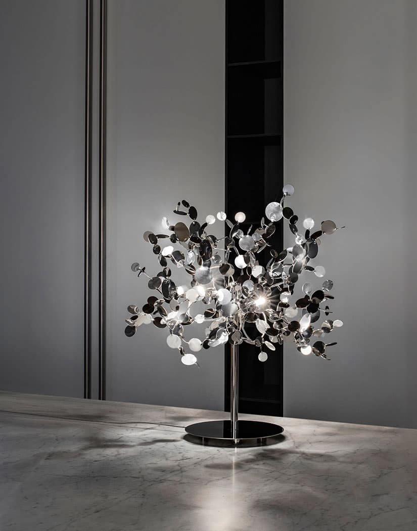 Grav Pendant Lamp Metallic Disc Cloud-Neutral Decor