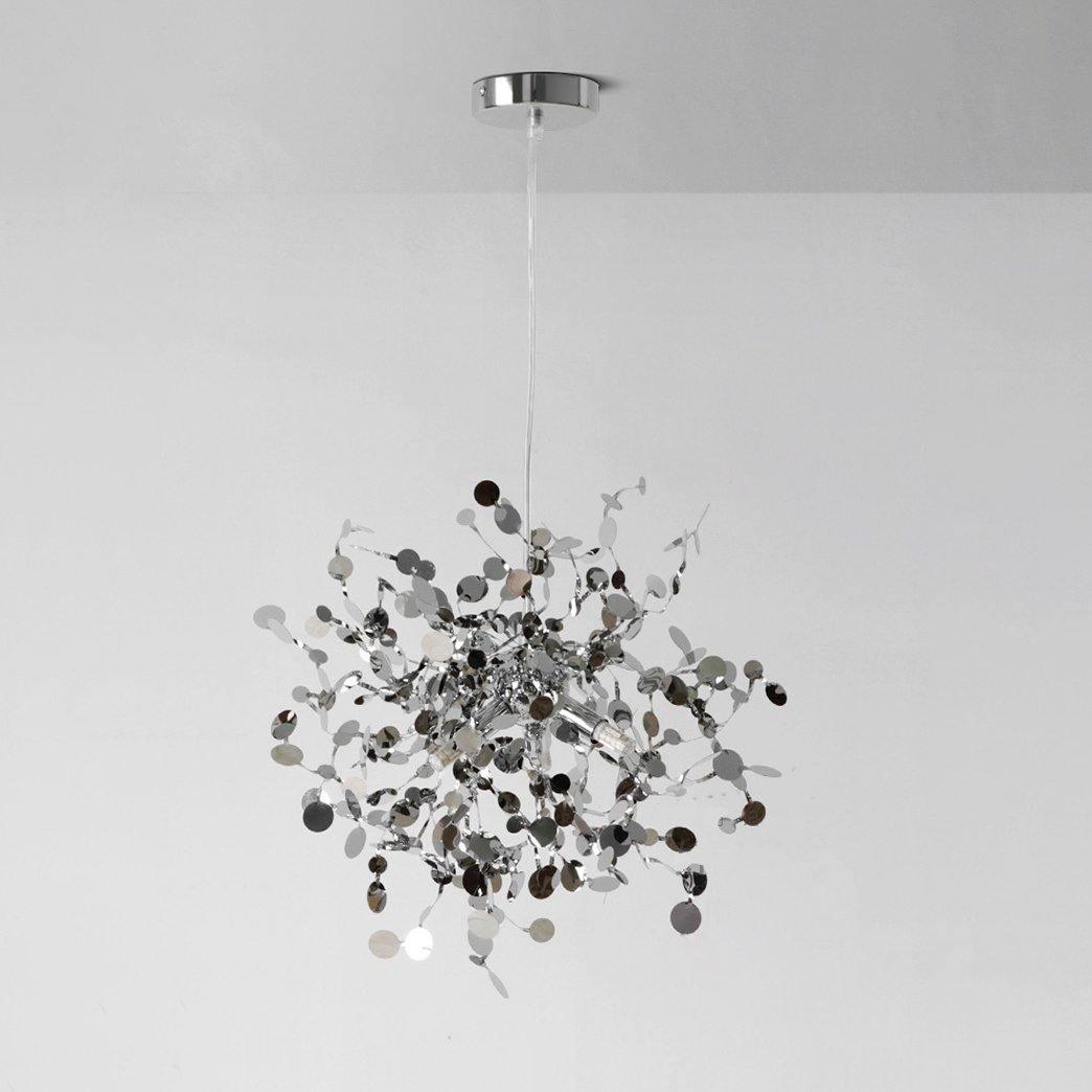 Grav Pendant Lamp Metallic Disc Cloud-Neutral Decor