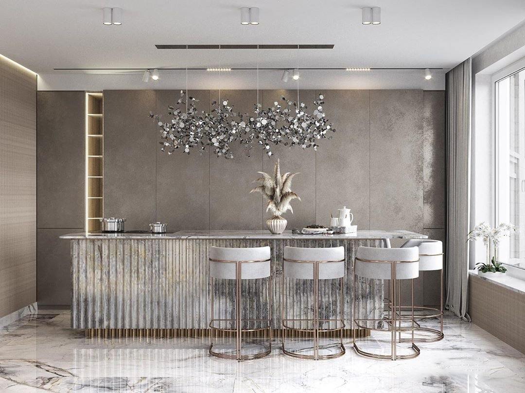 Grav Pendant Lamp Metallic Disc Cloud-Neutral Decor