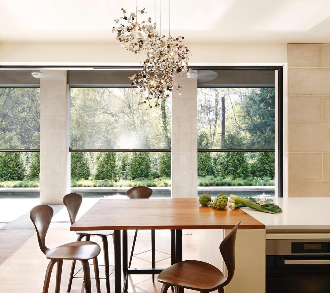 Grav Pendant Lamp Metallic Disc Cloud-Neutral Decor