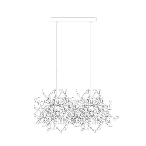 Grav Pendant Lamp Metallic Disc Cloud-Neutral Decor