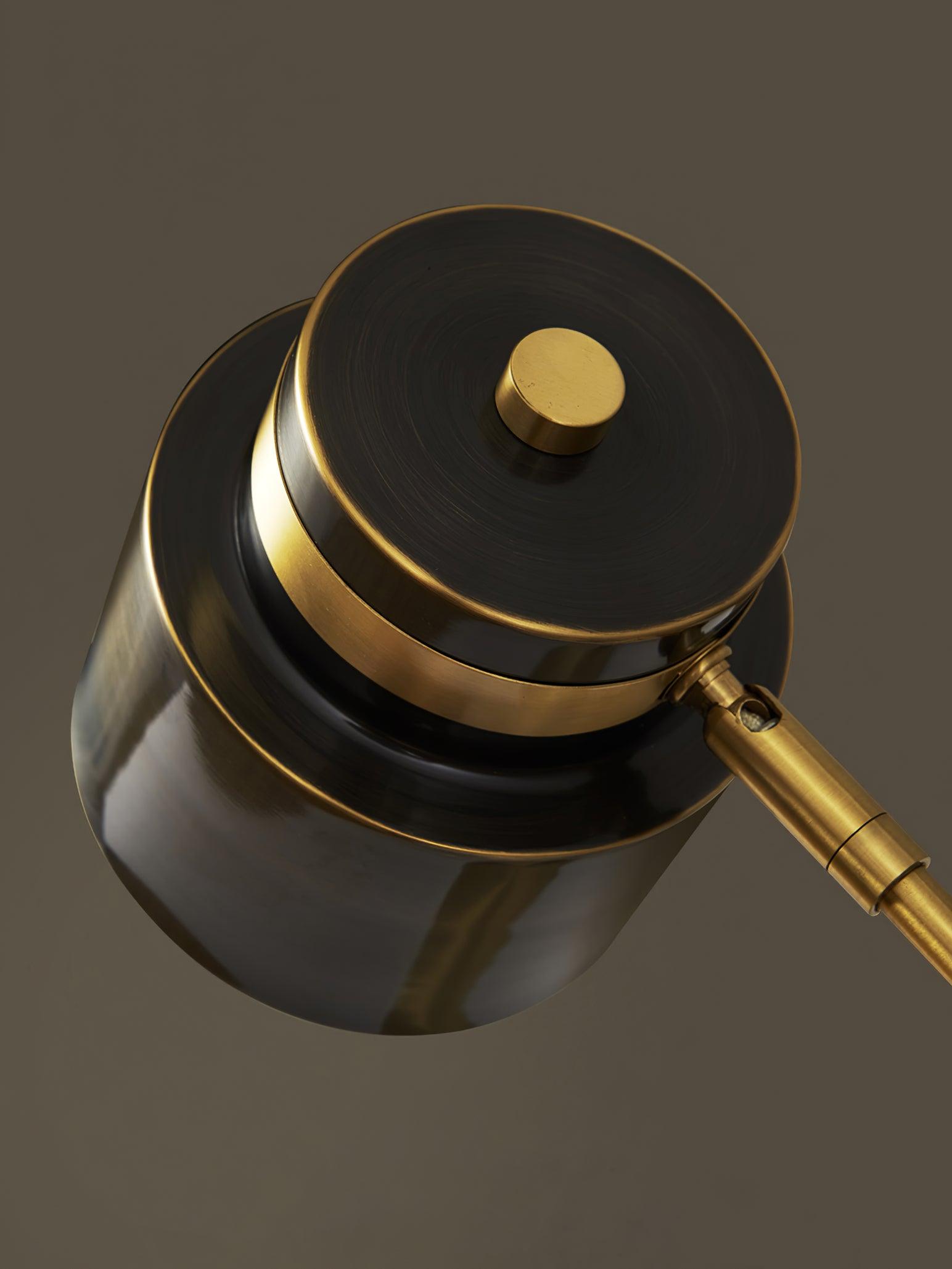 Zorase Brass Industrial Table Lamp-Neutral Decor