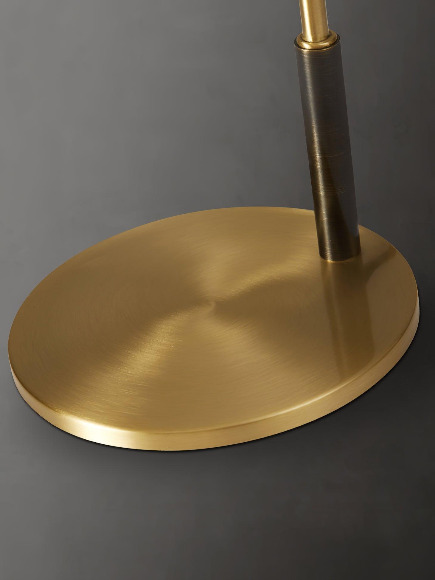 Zorase Brass Industrial Table Lamp-Neutral Decor