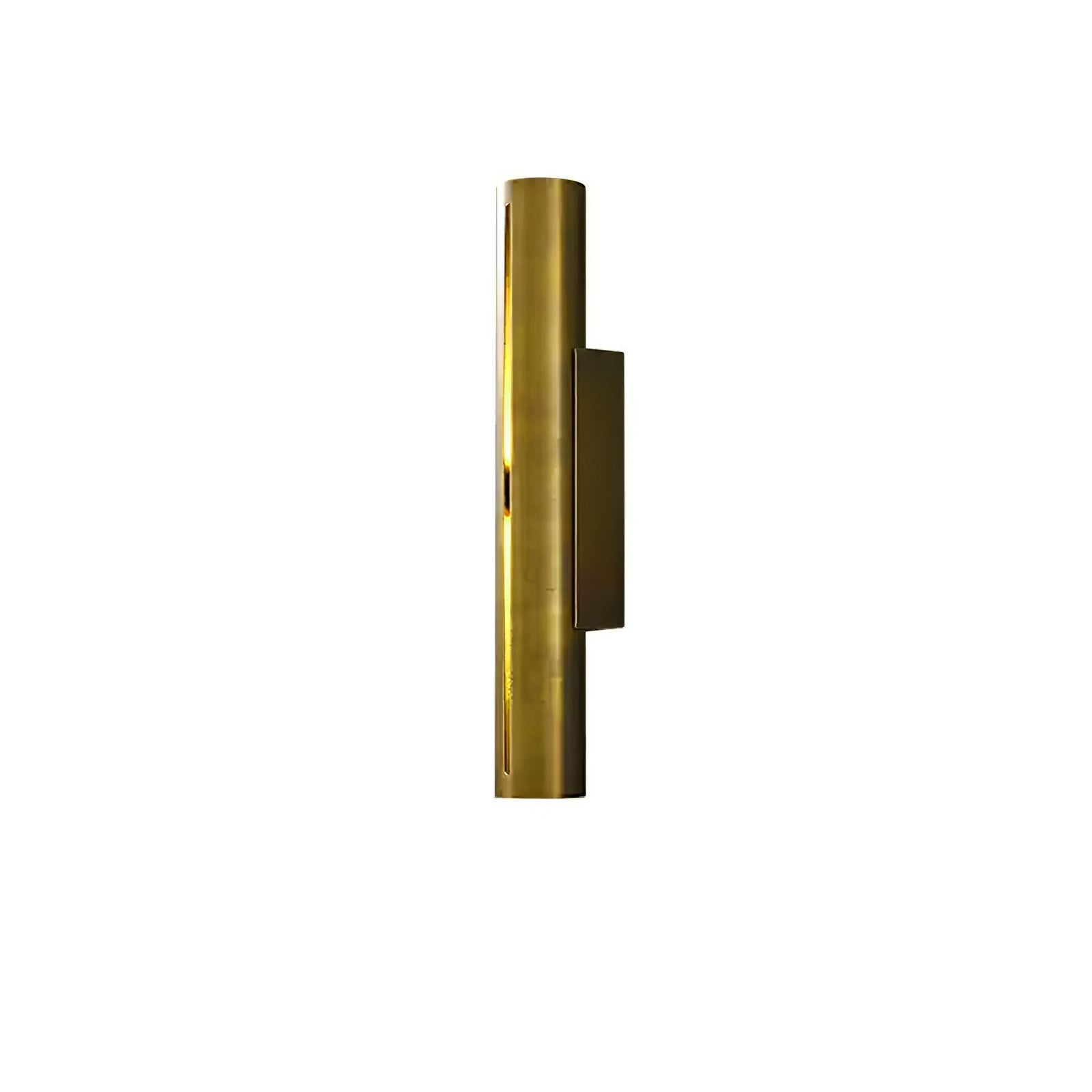 Avsilara Modern Minimalist Cylinder Brass Wall Light-Neutral Decor