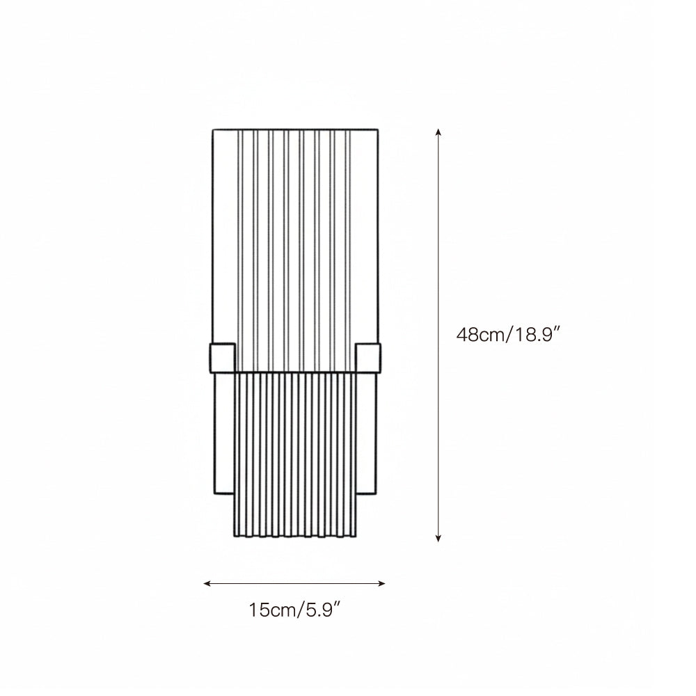 Ariel Alabaster Wall Lamp with a black stainless steel finish.