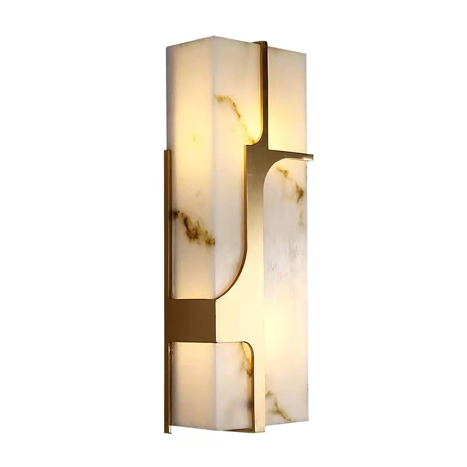 Ariel Wall Lamp Alabaster & Brass Elegance