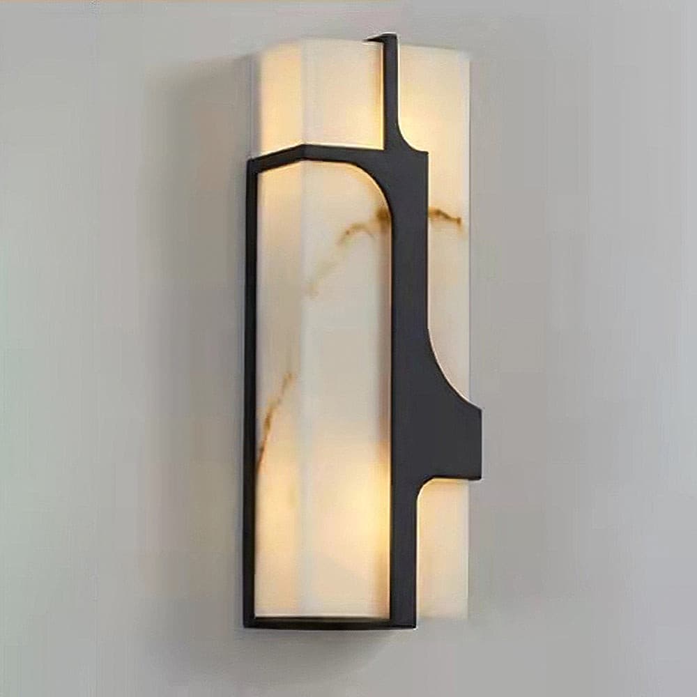 Ariel Wall Lamp Alabaster & Brass Elegance
