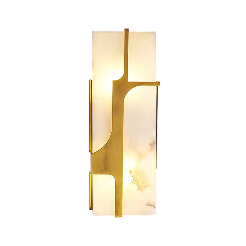 Ariel Wall Lamp Alabaster & Brass Elegance