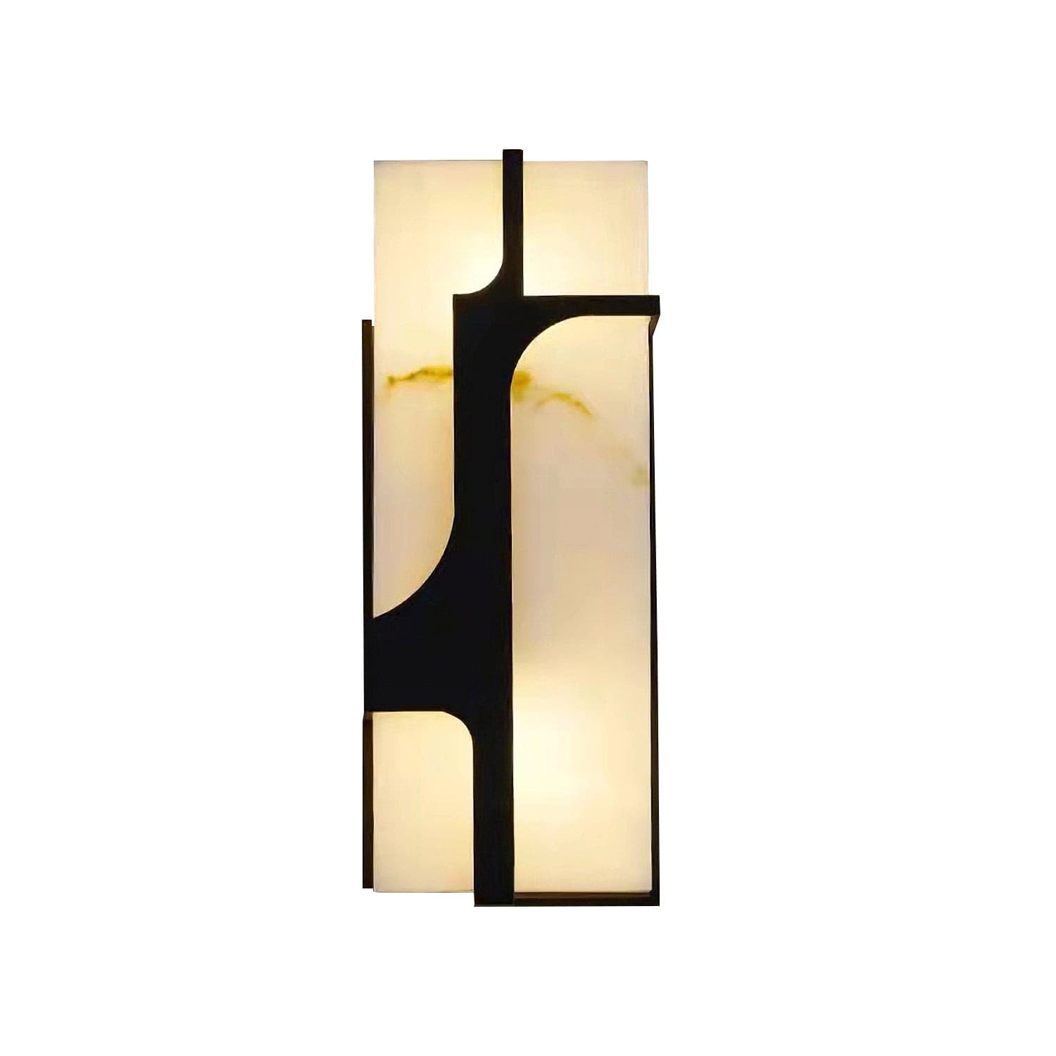 Ariel Wall Lamp Alabaster & Brass Elegance