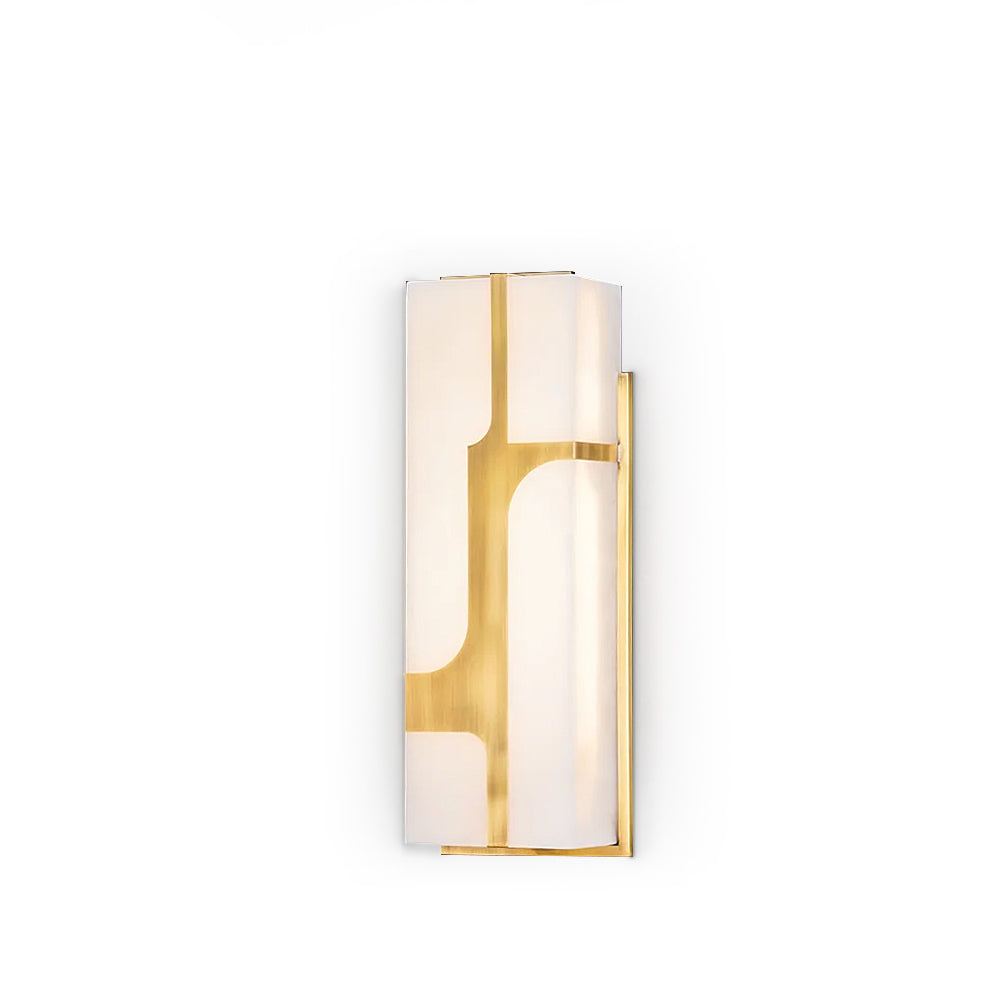Ariel Wall Lamp Alabaster & Brass Elegance