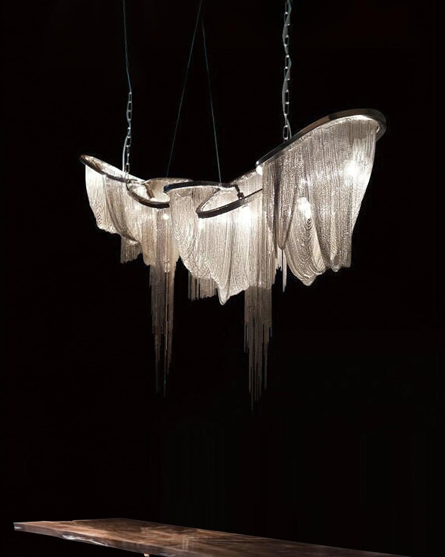Solara Chandelier Tassel Gold-Neutral Decor