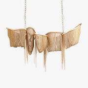 Solara Chandelier Tassel Gold-Neutral Decor