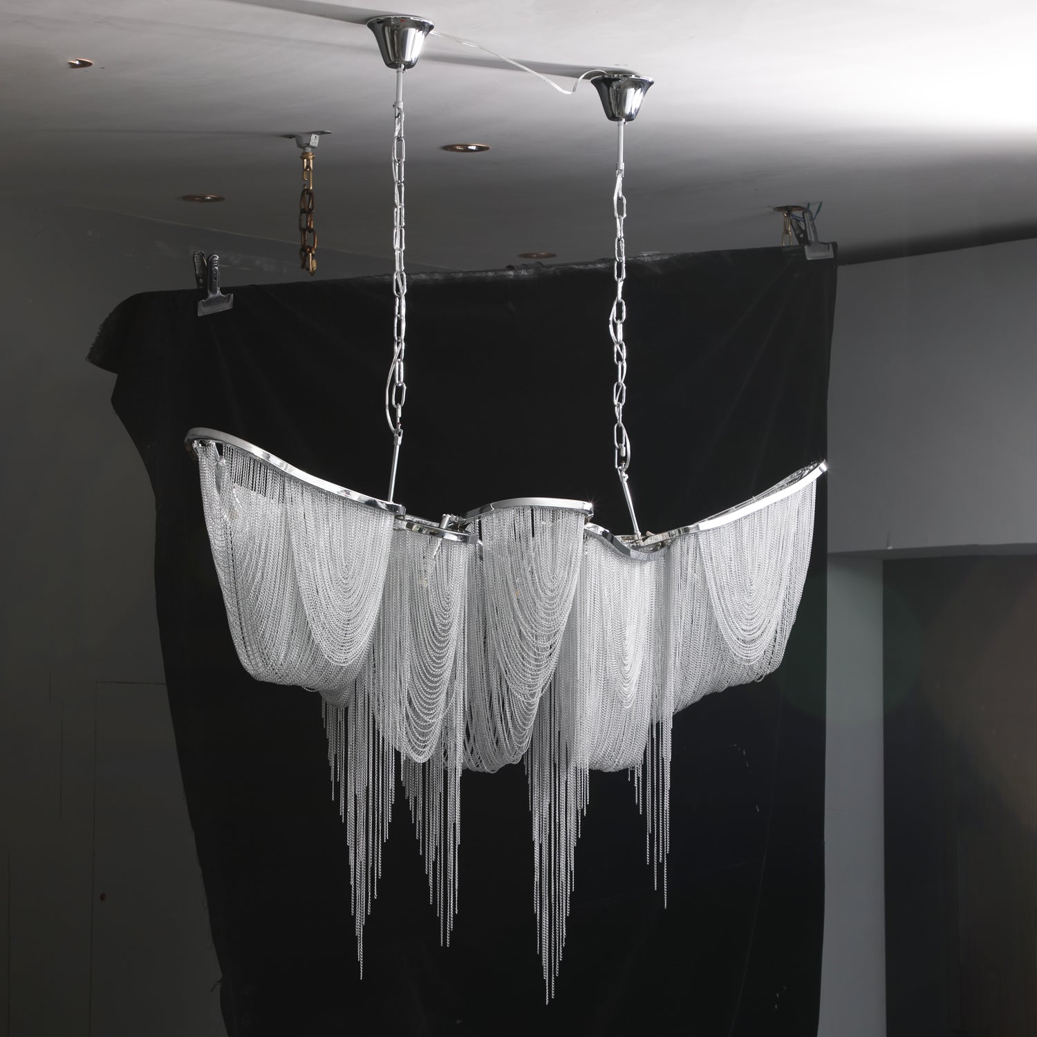 Solara Chandelier Tassel Gold-Neutral Decor