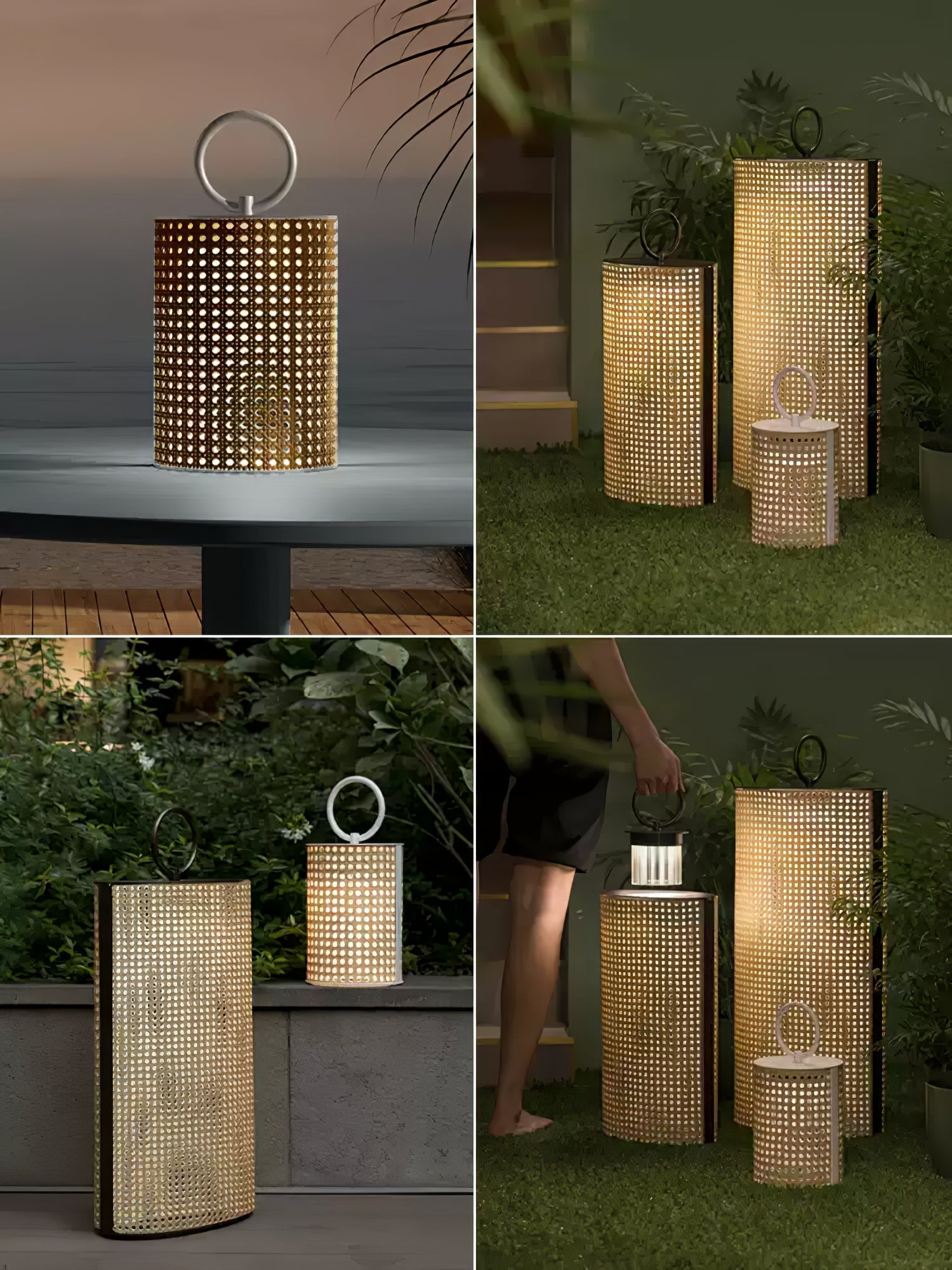Zebr Solar Outdoor Lantern Lamp-Neutral Decor