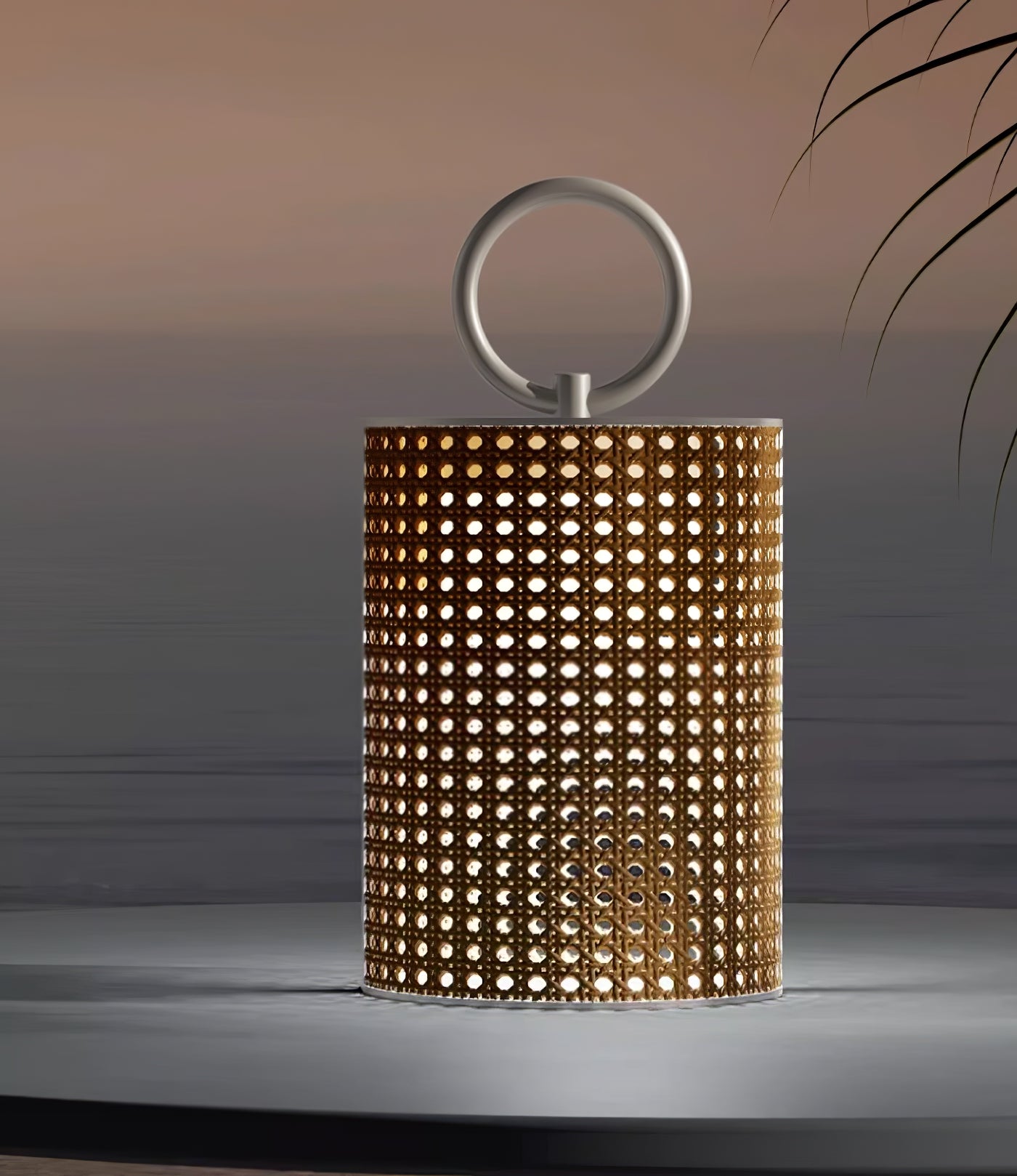 Zebr Solar Outdoor Lantern Lamp-Neutral Decor