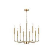 Ulfuvys Modern Candle Industrial Metal Chandelier