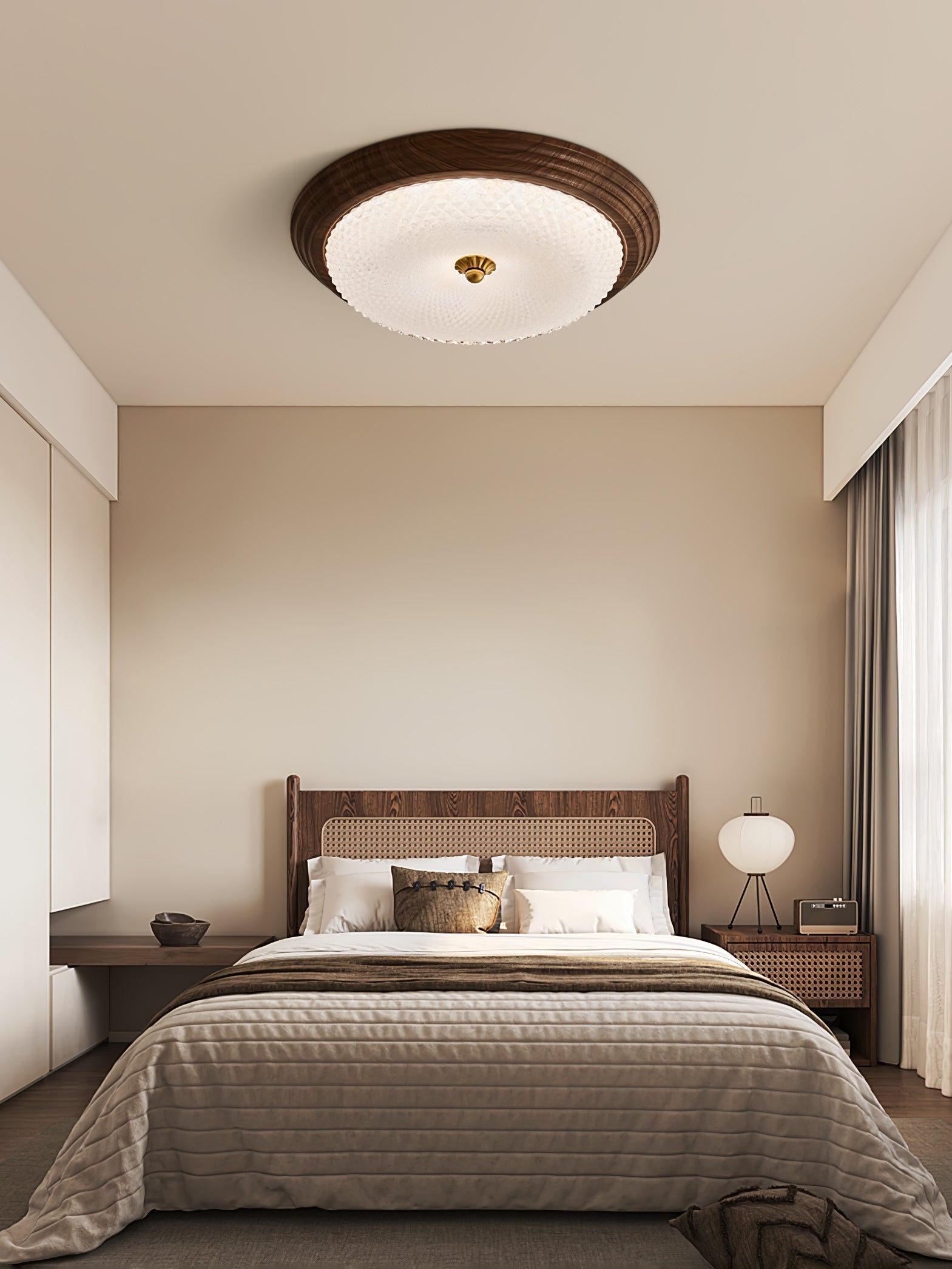 Valenor Premium Nordic Art Glass Ceiling Lamp-Neutral Decor