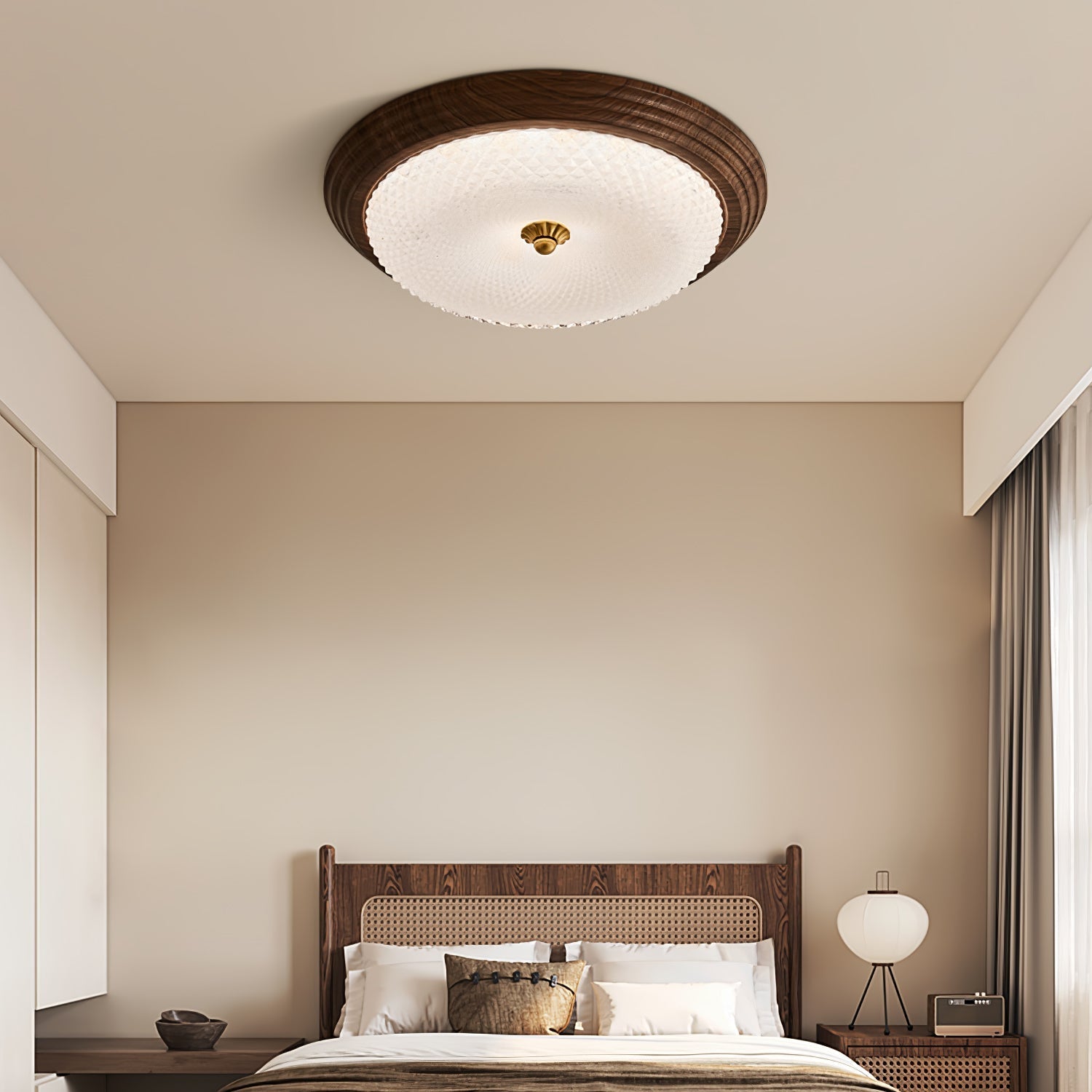 Valenor Premium Nordic Art Glass Ceiling Lamp-Neutral Decor