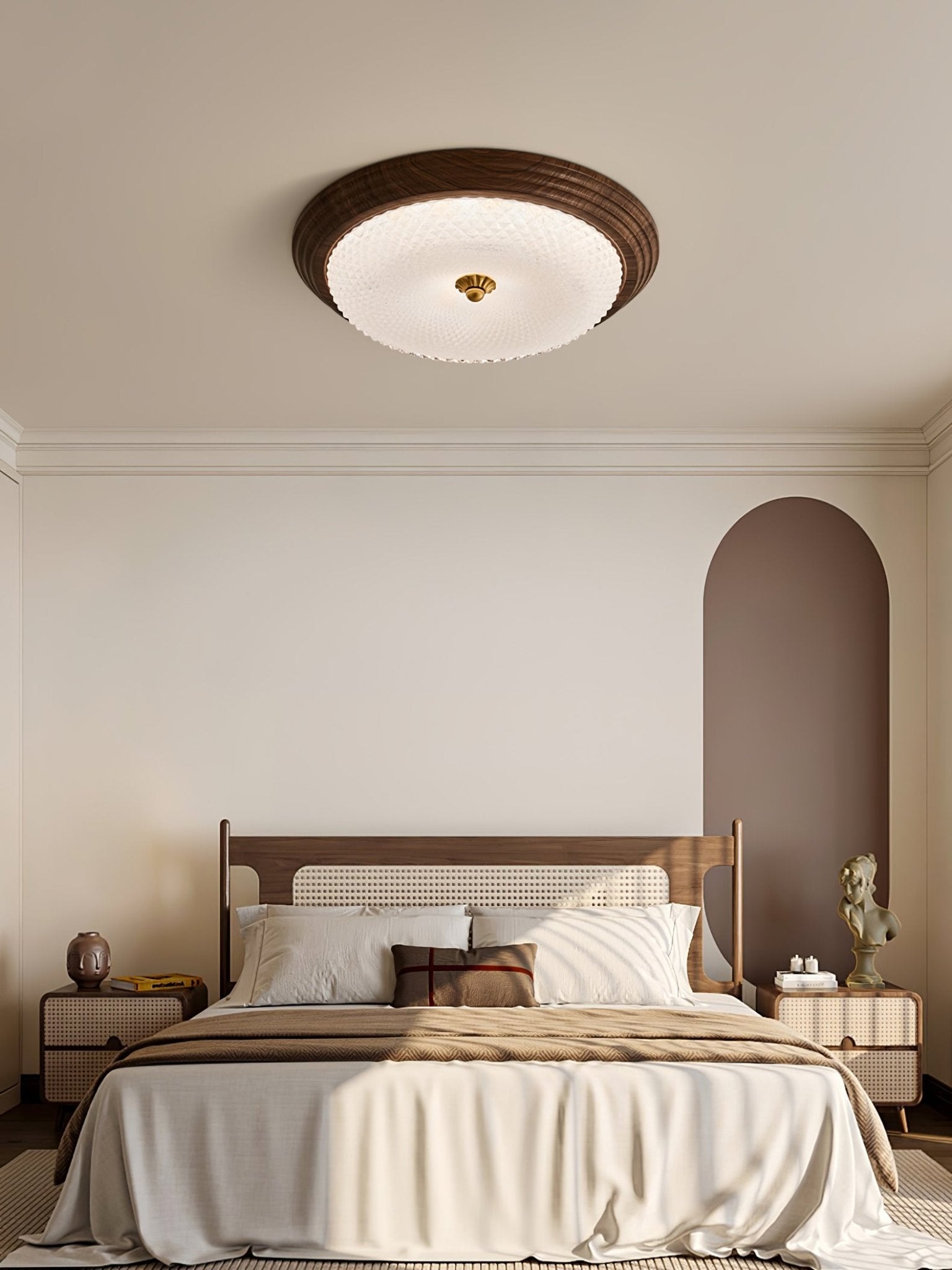 Valenor Premium Nordic Art Glass Ceiling Lamp-Neutral Decor
