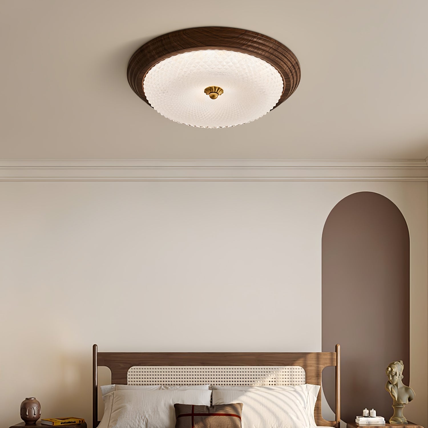 Valenor Premium Nordic Art Glass Ceiling Lamp-Neutral Decor