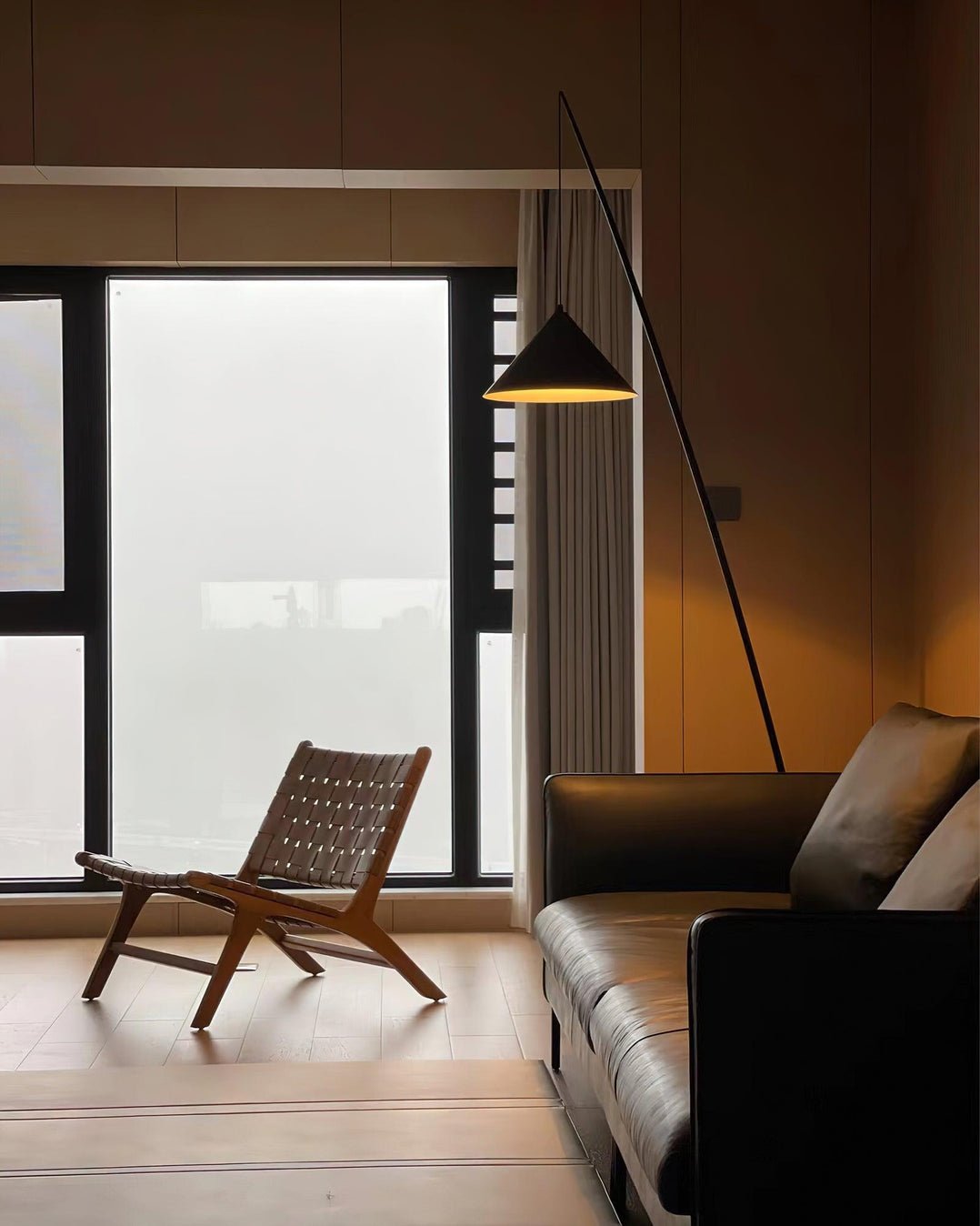 Canorara Multi-Arm Black Floor Lamp-Neutral Decor