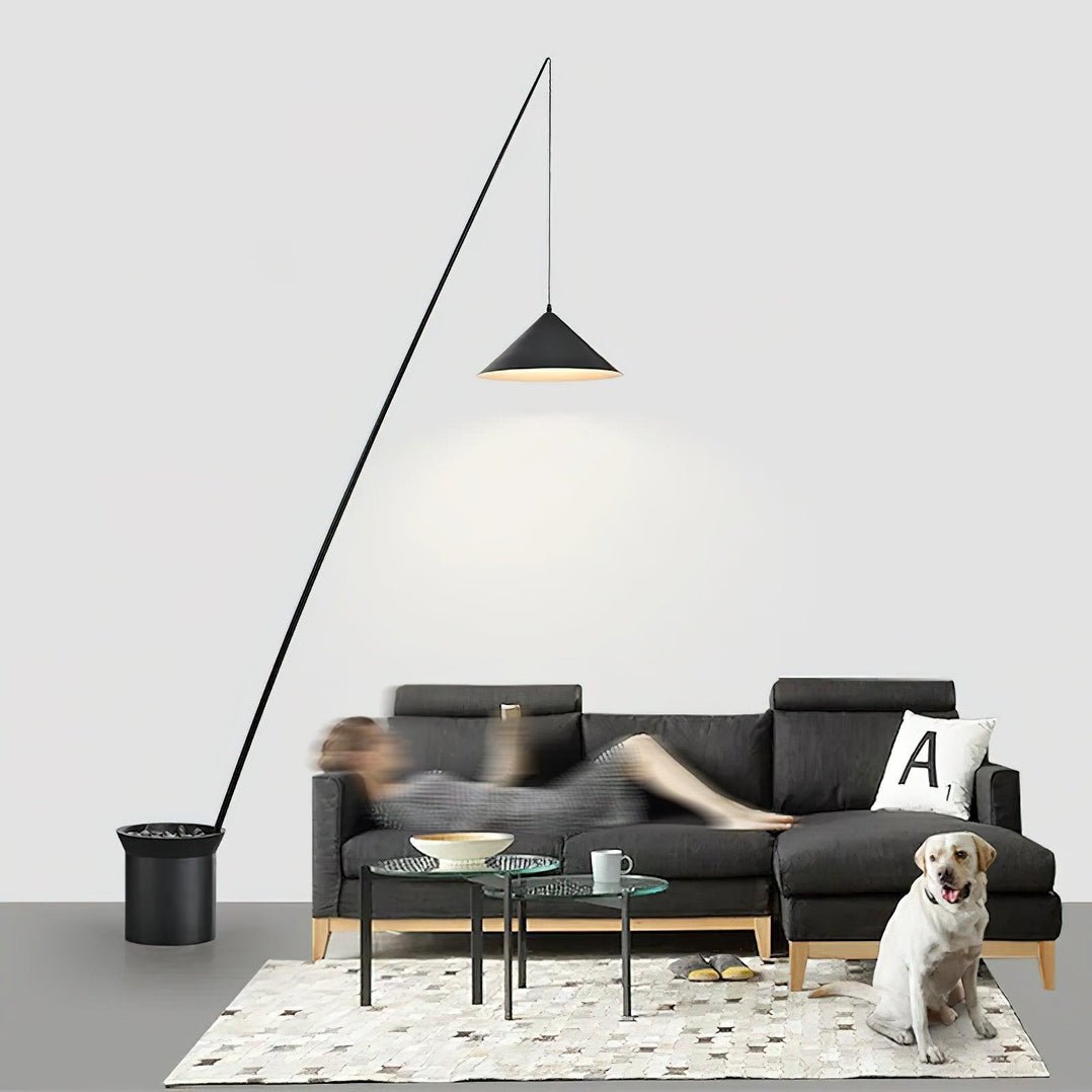 Canorara Multi-Arm Black Floor Lamp-Neutral Decor
