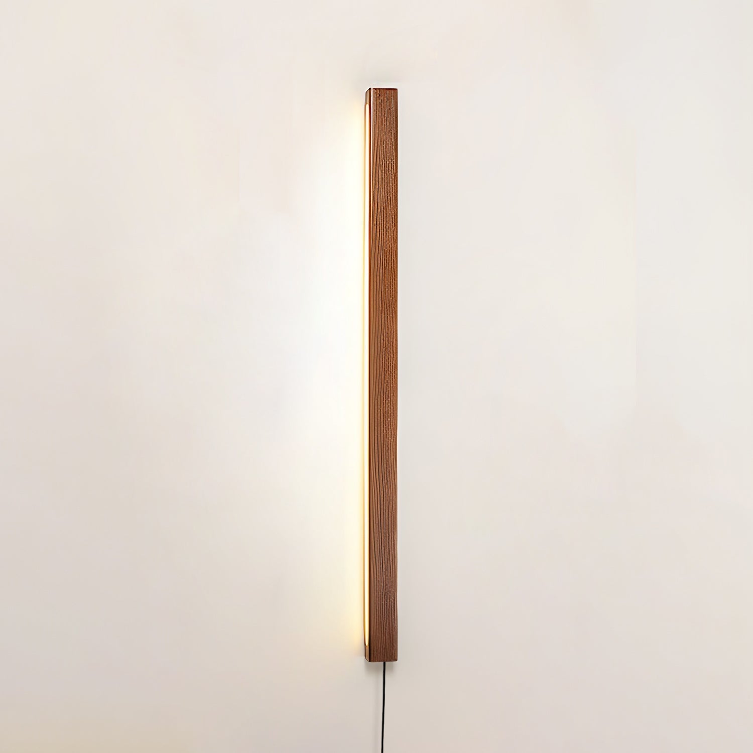 Bryf Wall Lamp Linear Wood Plug In-Neutral Decor