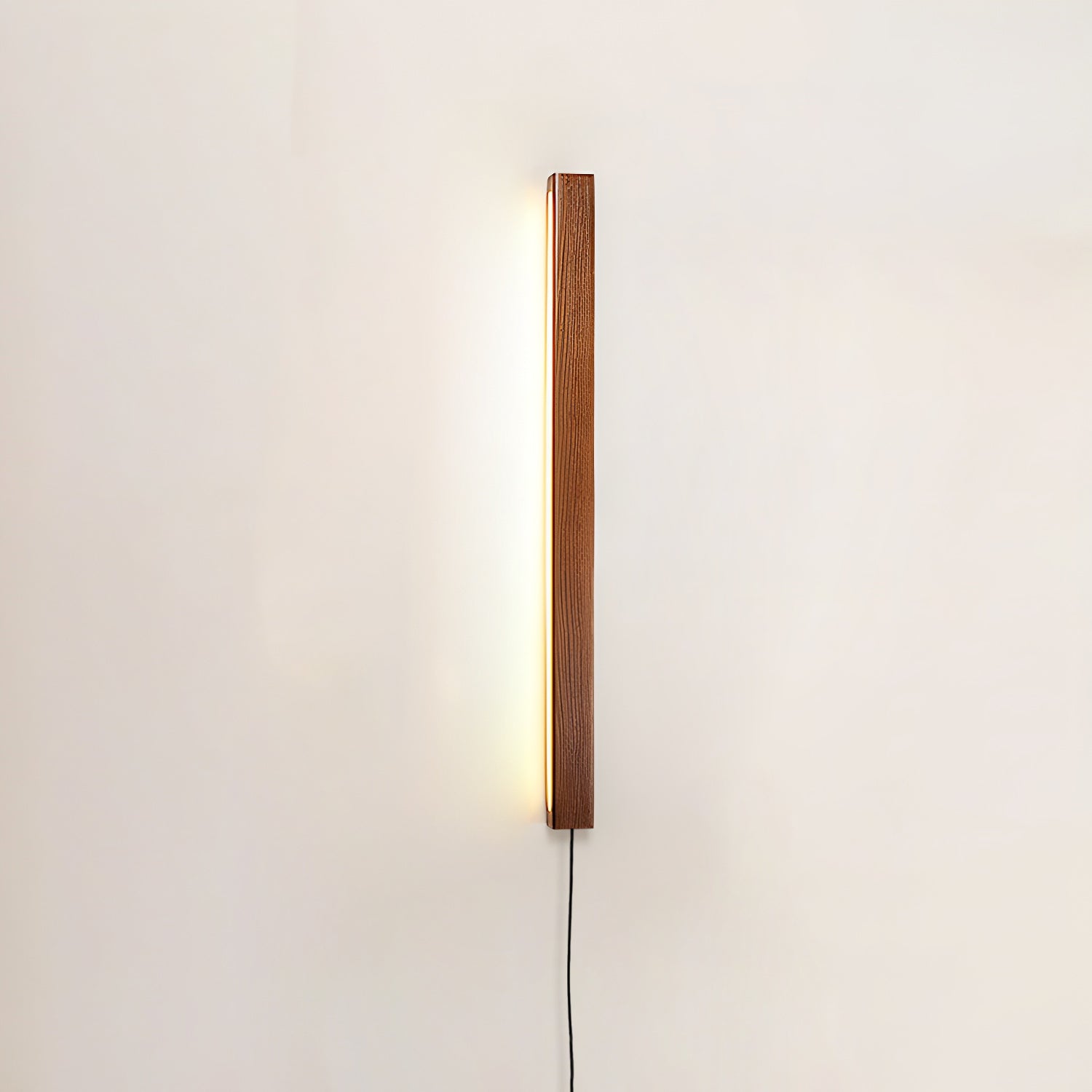 Bryf Wall Lamp Linear Wood Plug In-Neutral Decor
