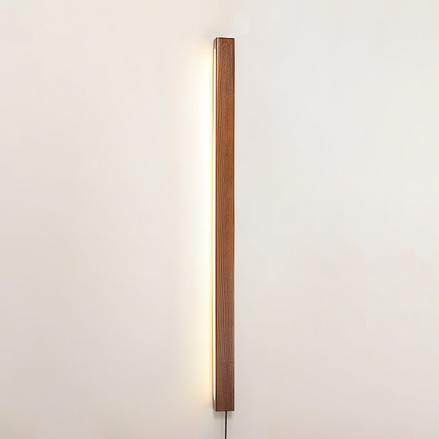 Bryf Wall Lamp Linear Wood Plug In-Neutral Decor