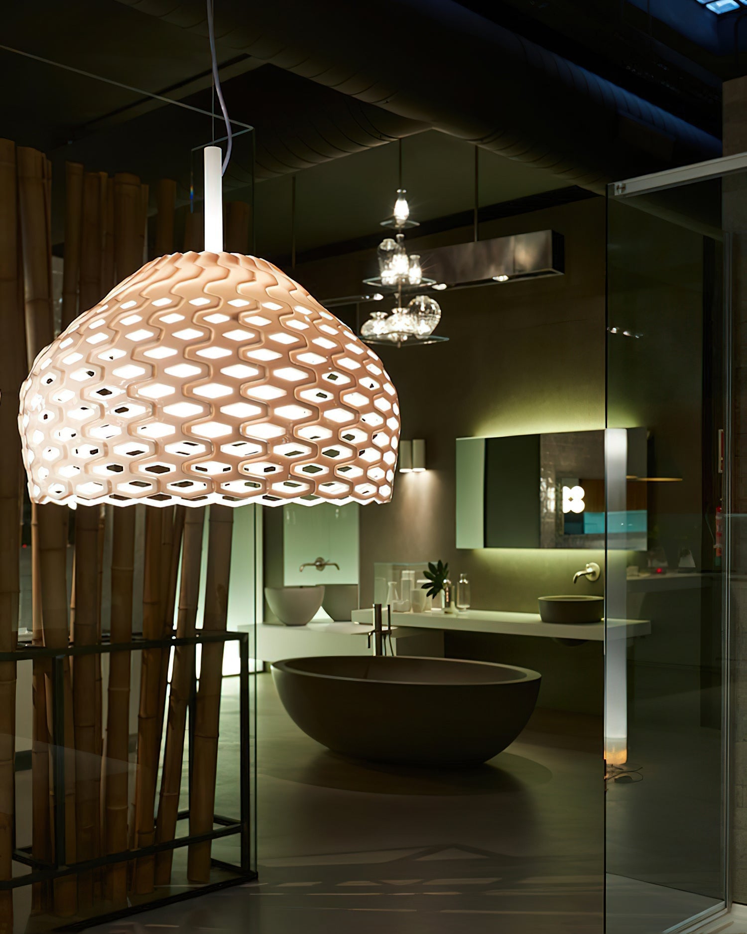 Ilsolion Individual Creativity Plastic Pendant Lamp-Neutral Decor