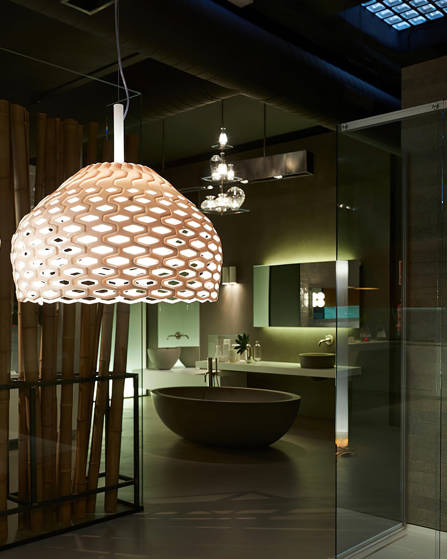 Ilsolion Individual Creativity Plastic Pendant Lamp-Neutral Decor