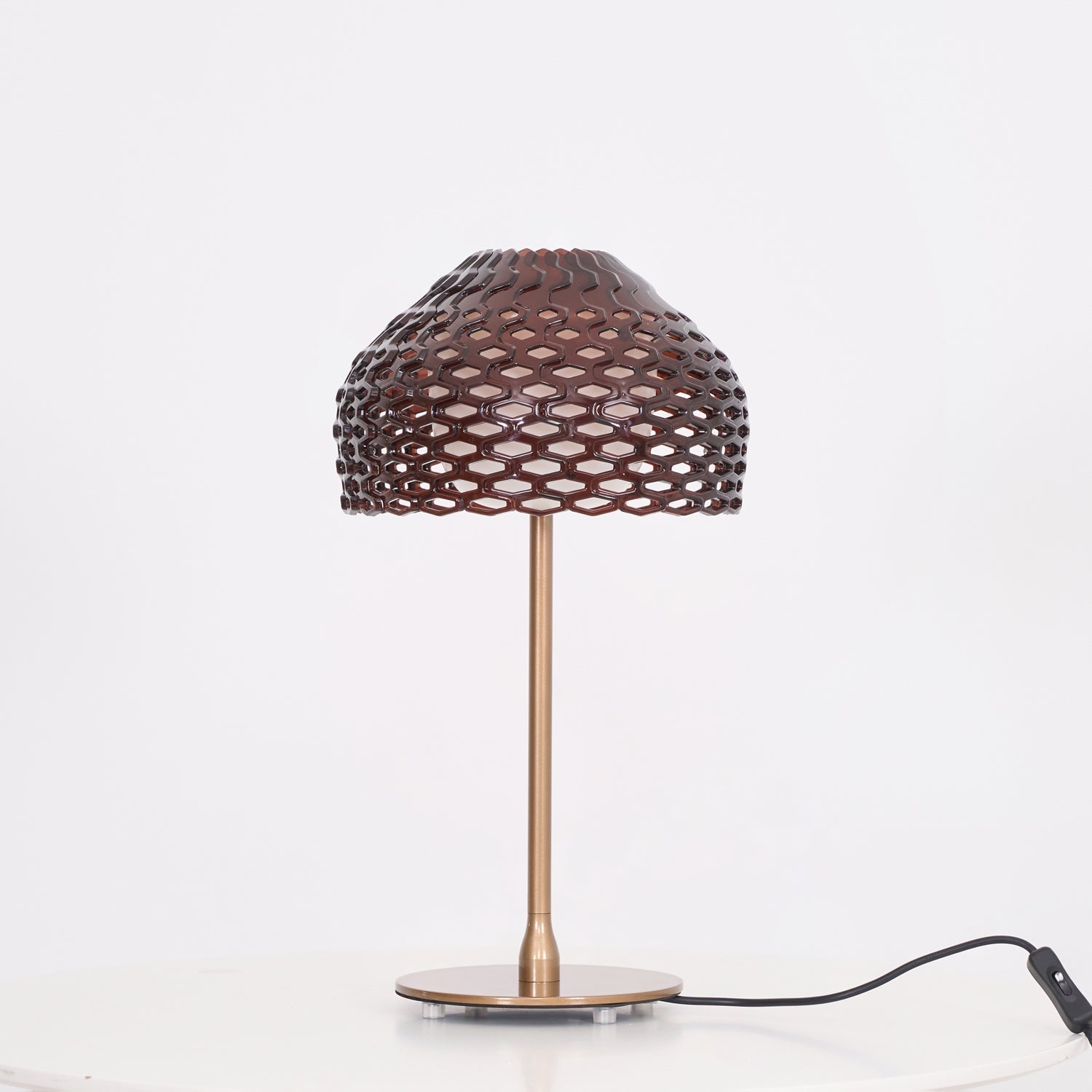 Vintace Plastic Industrial Table Lamp-Neutral Decor