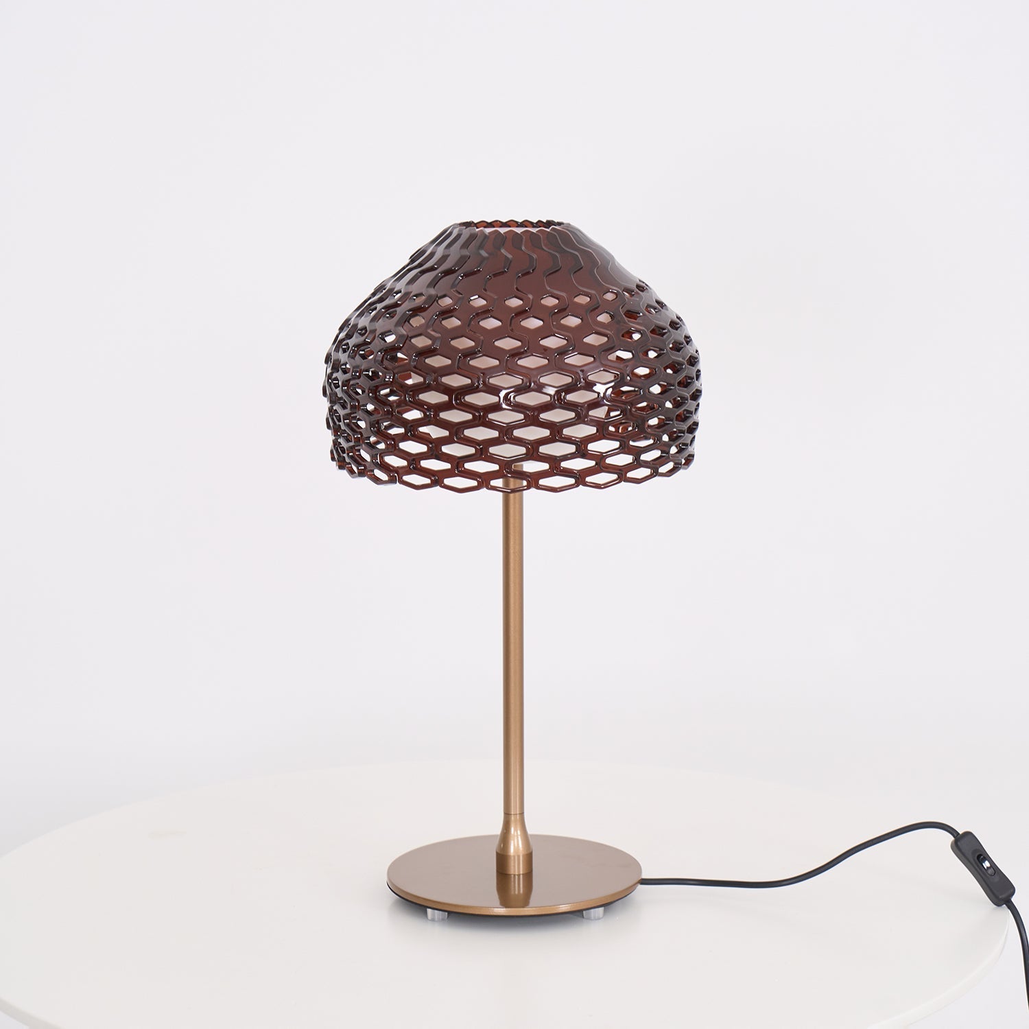 Vintace Plastic Industrial Table Lamp-Neutral Decor