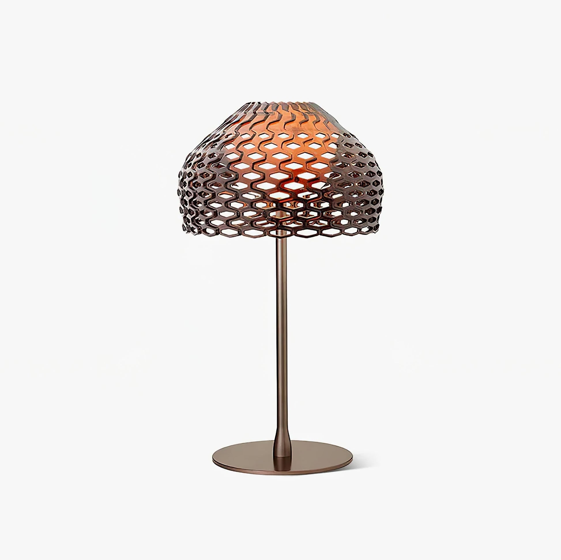 Vintace Plastic Industrial Table Lamp-Neutral Decor