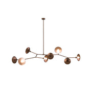 Tinduvyo Modern Minimalist Metal Glass Chandelier