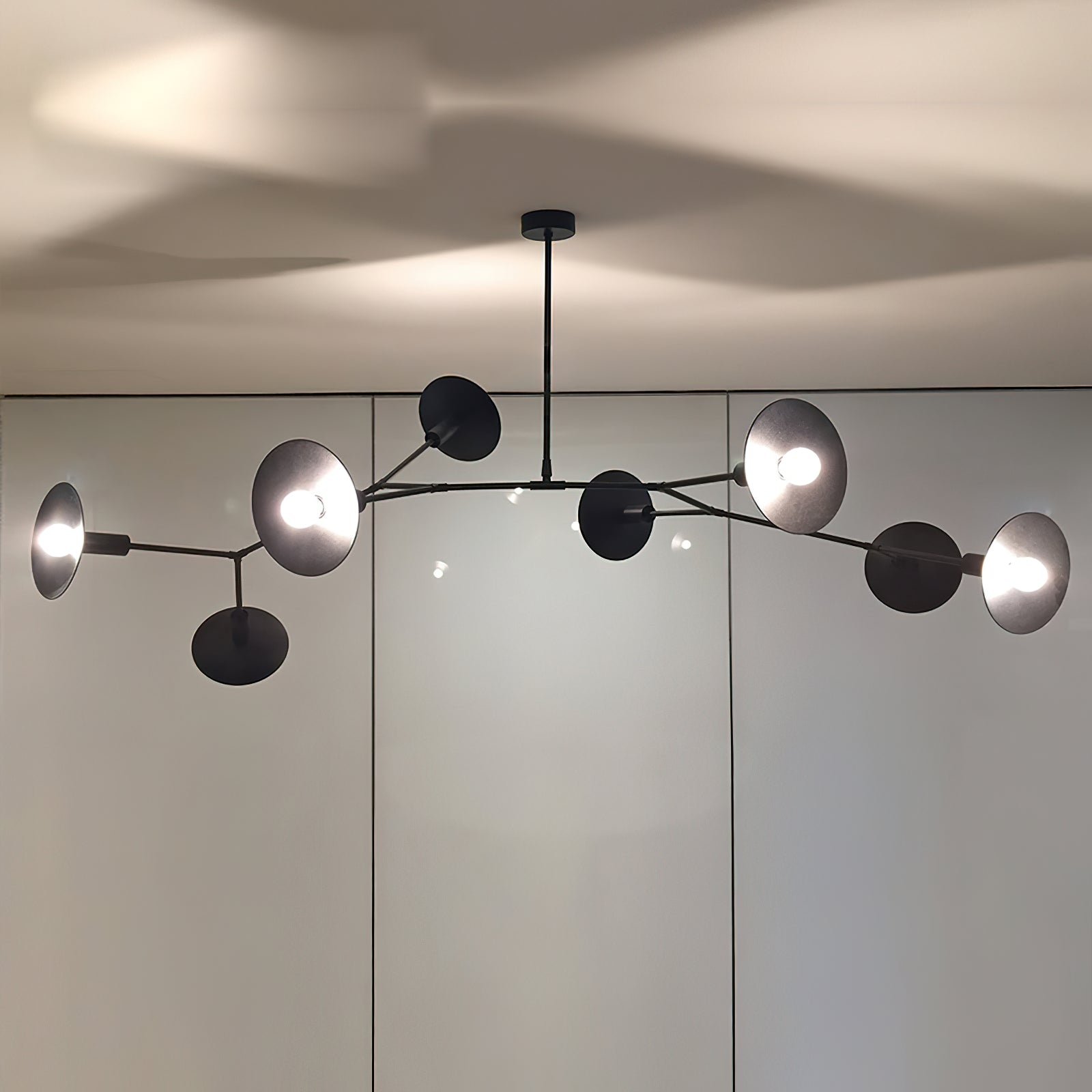 Tinduvyo Modern Minimalist Metal Glass Chandelier